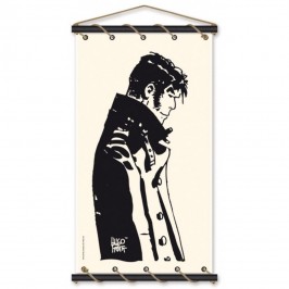 Toile tendue coton Corto Maltese - Penseur