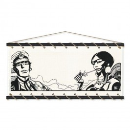 Toile tendue coton Corto Maltese - Tête à tête