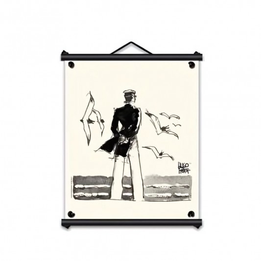 Toile tendue coton Corto Maltese - Rendez-vous - principal