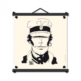 Toile tendue coton Corto Maltese - Visage