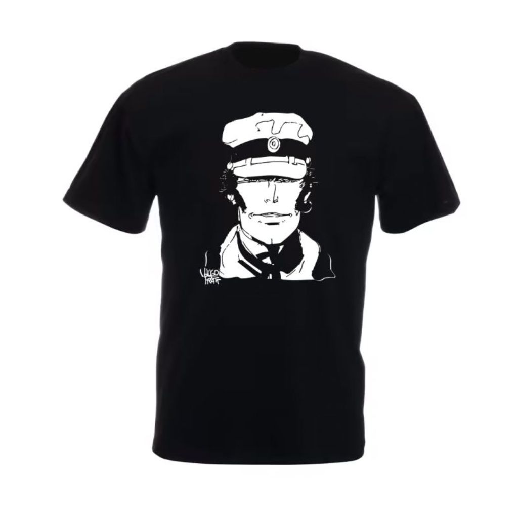 T-Shirt Corto Maltese, Visage noir, taille XXXL - principal