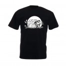 T-Shirt Corto Maltese, Plus Loin, noir, Taille M - principal