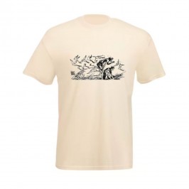 T-Shirt Corto Maltese, Plus Loin écru