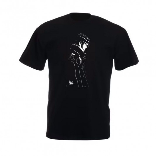 T-Shirt Corto Maltese, Penseur, noir, Taille M - principal