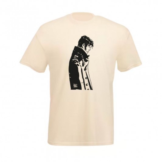 T-Shirt Corto Maltese, Penseur écru - principal