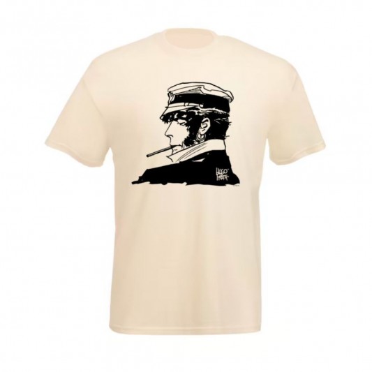 Tee shirt Corto Maltese, Cigarette, écru, Taille XL - principal