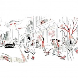 Digigraphie - La Fresque - François Avril