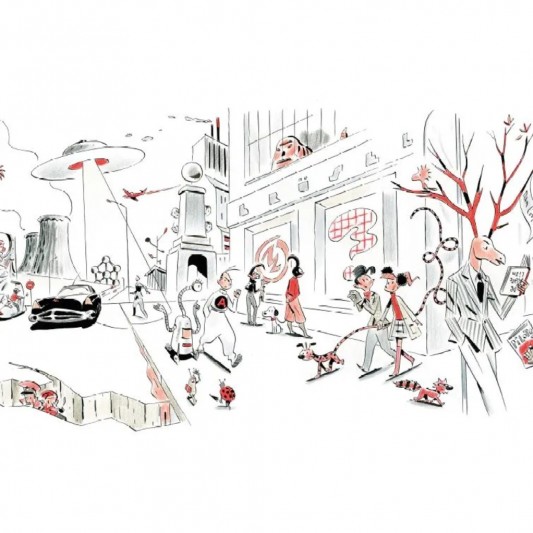 Digigraphie - La Fresque - François Avril - principal