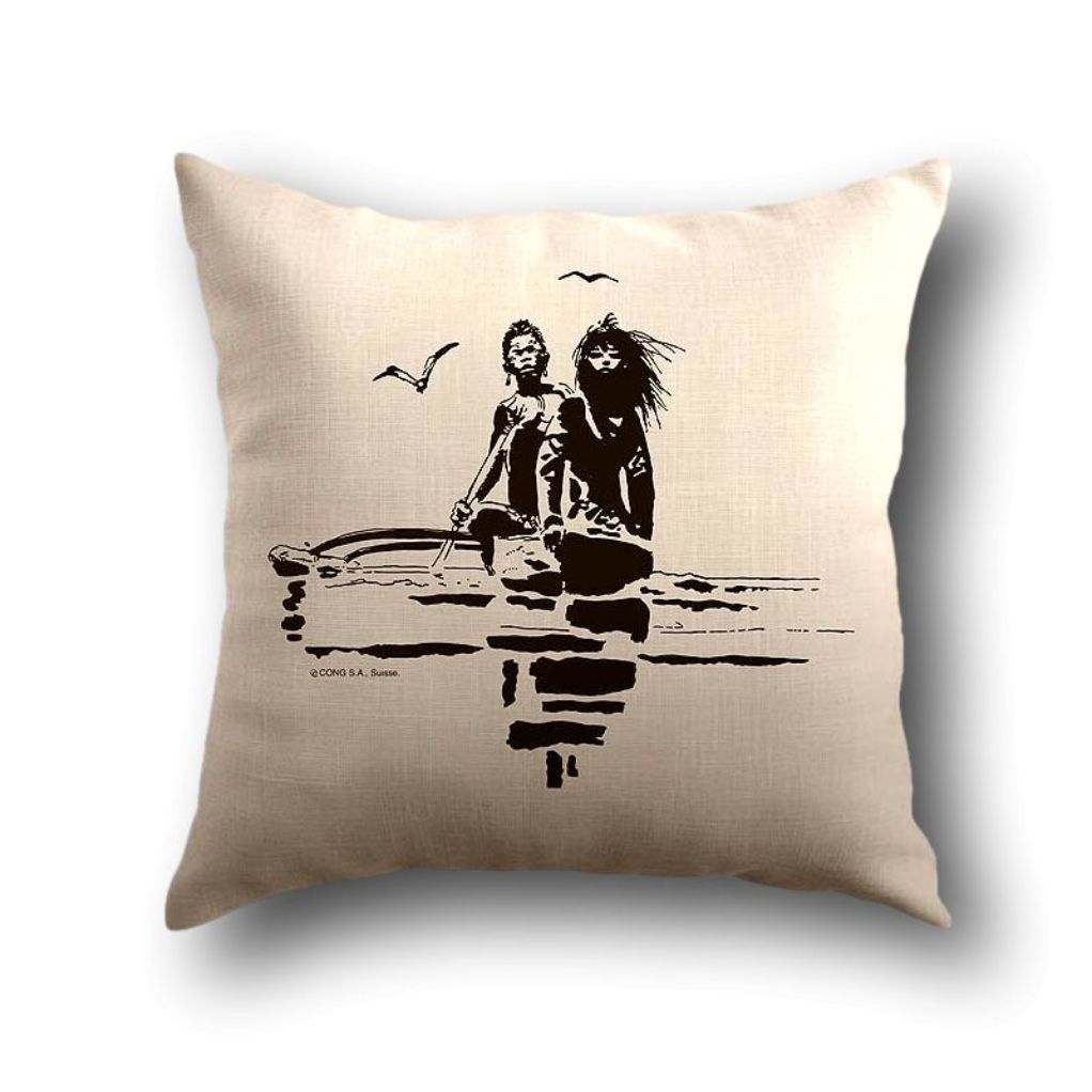 Coussin Corto Maltese - Pirogue - principal