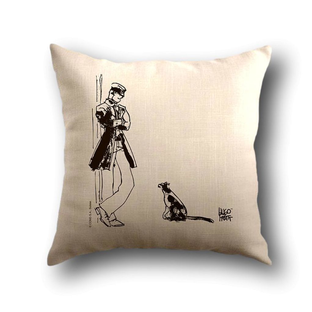 Coussin Corto Maltese - Chat - principal