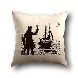 Coussin Corto Maltese - Bon vent