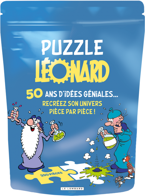 Puzzle 2-en-1 cherche et trouve Léonard - principal