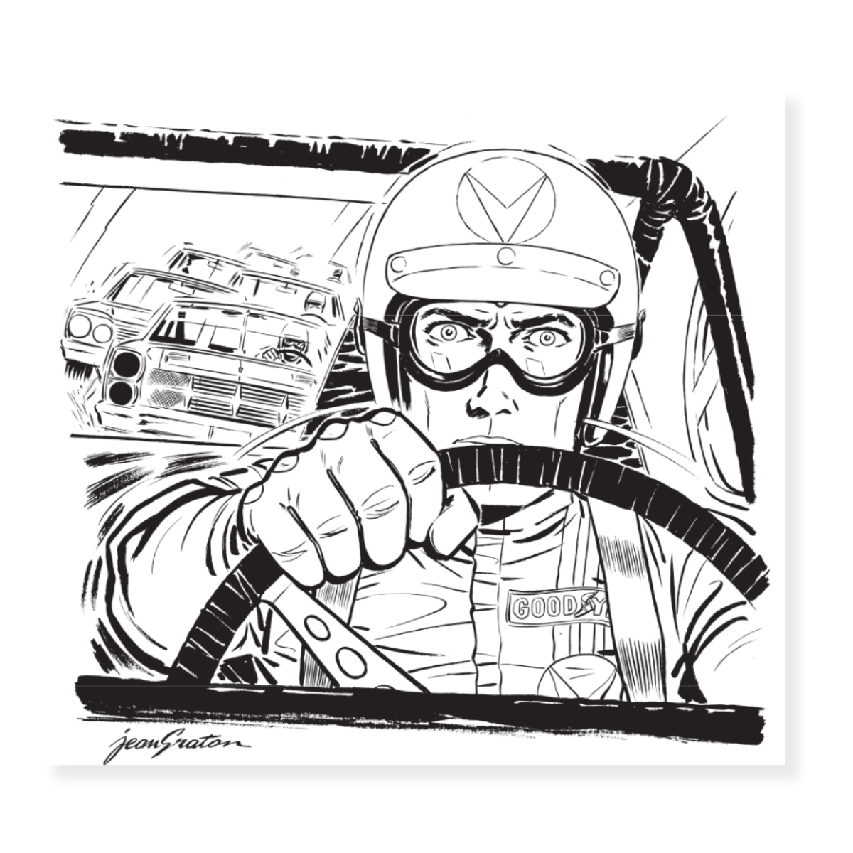 Sérigraphie Michel Vaillant exclusivité 9e Store - principal