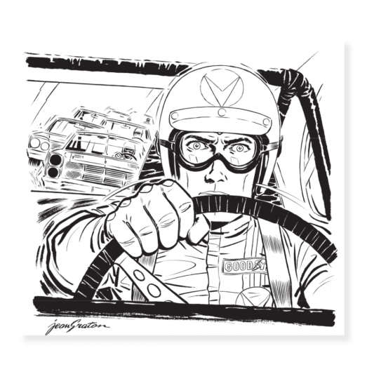 Sérigraphie Michel Vaillant exclusivité 9e Store - principal