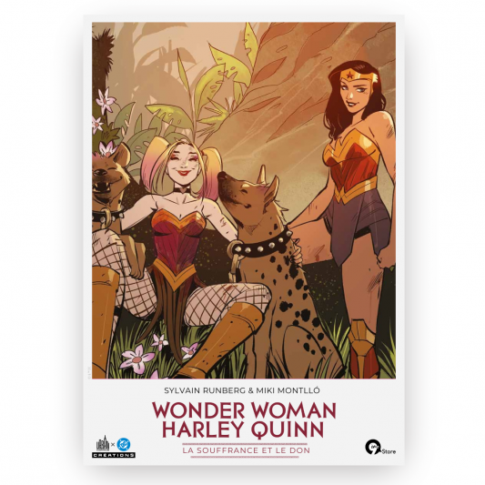 Ex-libris exclu 9e Store Wonder Woman/Harley Quinn - principal