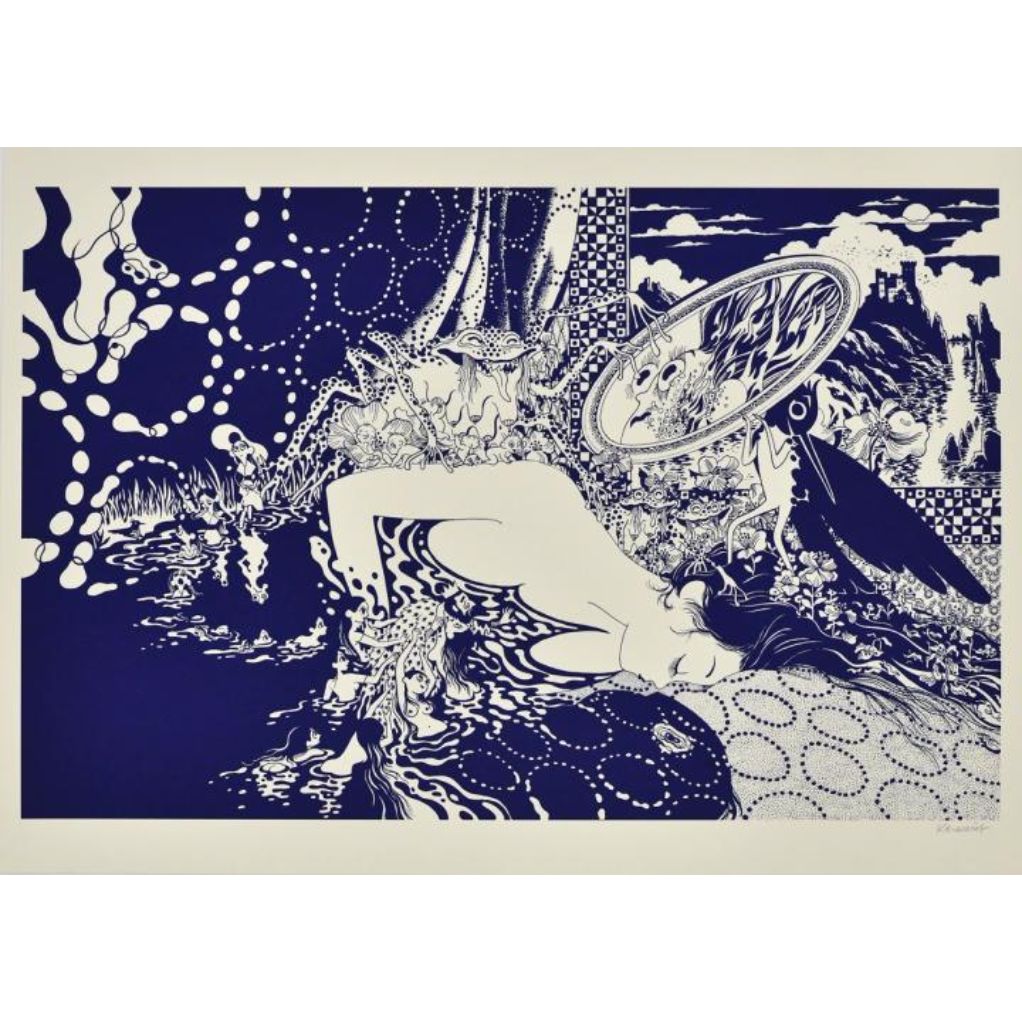 Sérigraphie Beauté - marine - principal