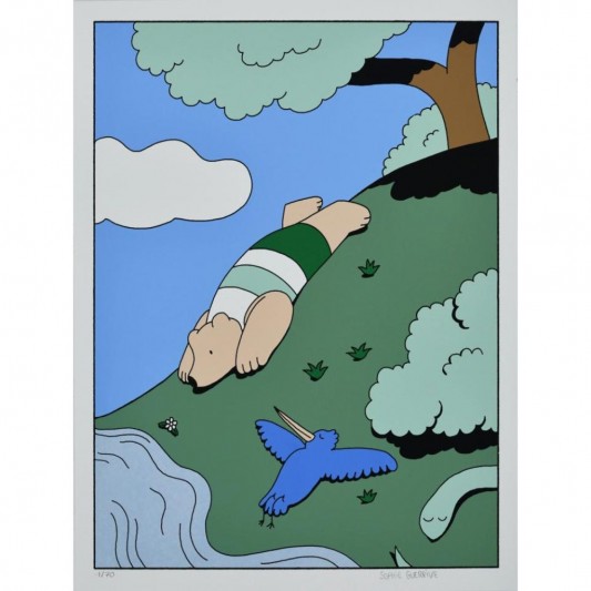 Sérigraphie Contempler - principal