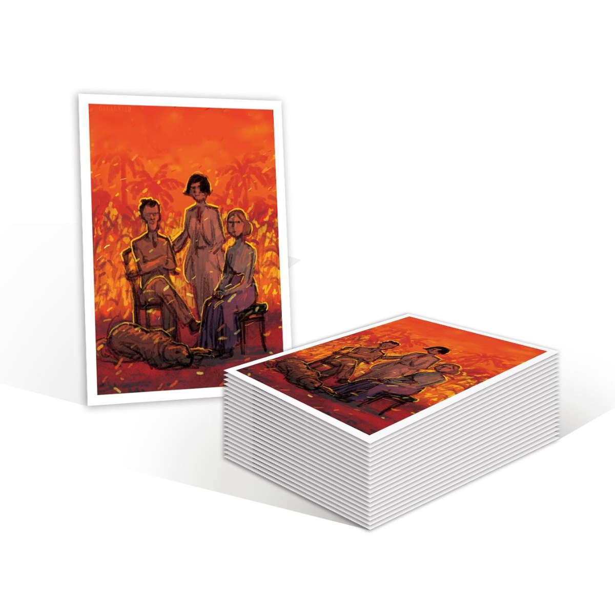 Carte postale Sucre noir - principal