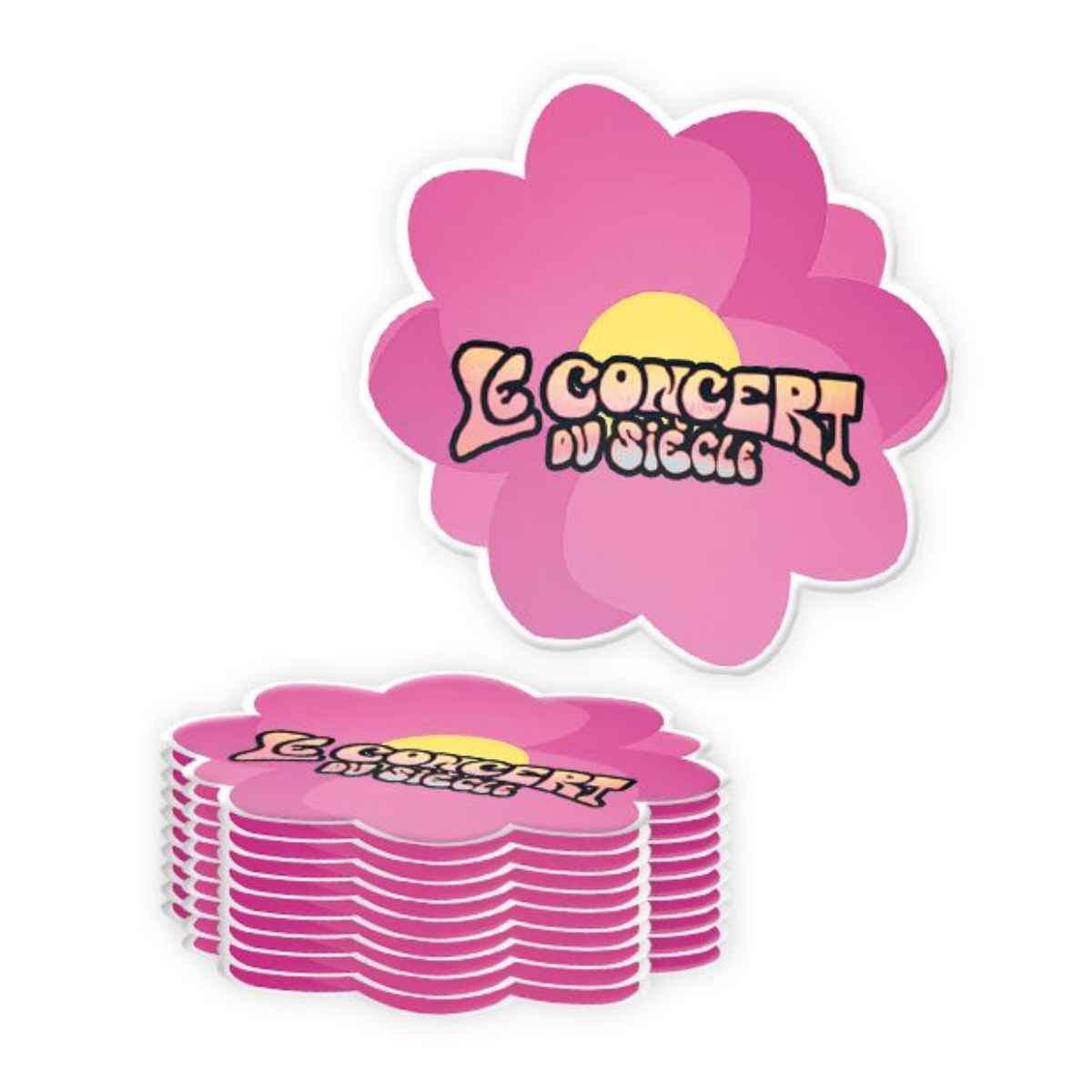 Stickers Flower Power - Le concert du siècle - principal