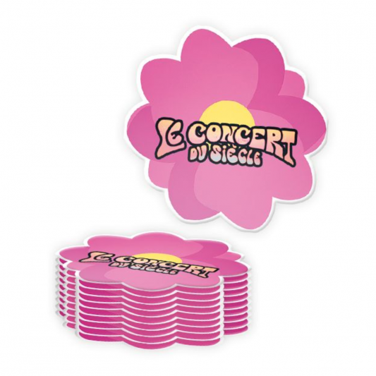 Stickers Flower Power - Le concert du siècle - principal