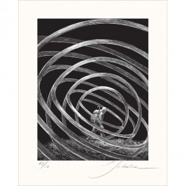 Sérigraphie Schuiten - Sur les chemins noirs - Je est un autre