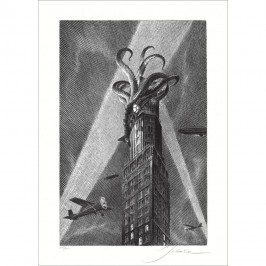 Tirage Offset Schuiten - Le retour du Capitaine Nemo - Tour Perret