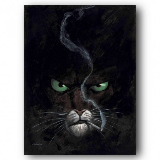 Tableau Blacksad 1 - Blacksad fume - principal