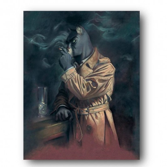 Tableau Blacksad 8 - Blacksad au bar - principal