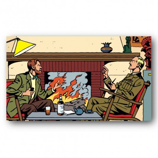Tableau Blake et Mortimer 6 - Cheminée - principal