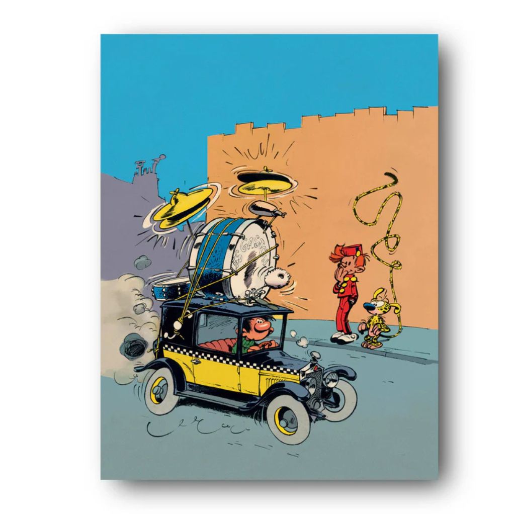 Tableau Spirou 6 - Spirou et la voiture de Gaston - principal