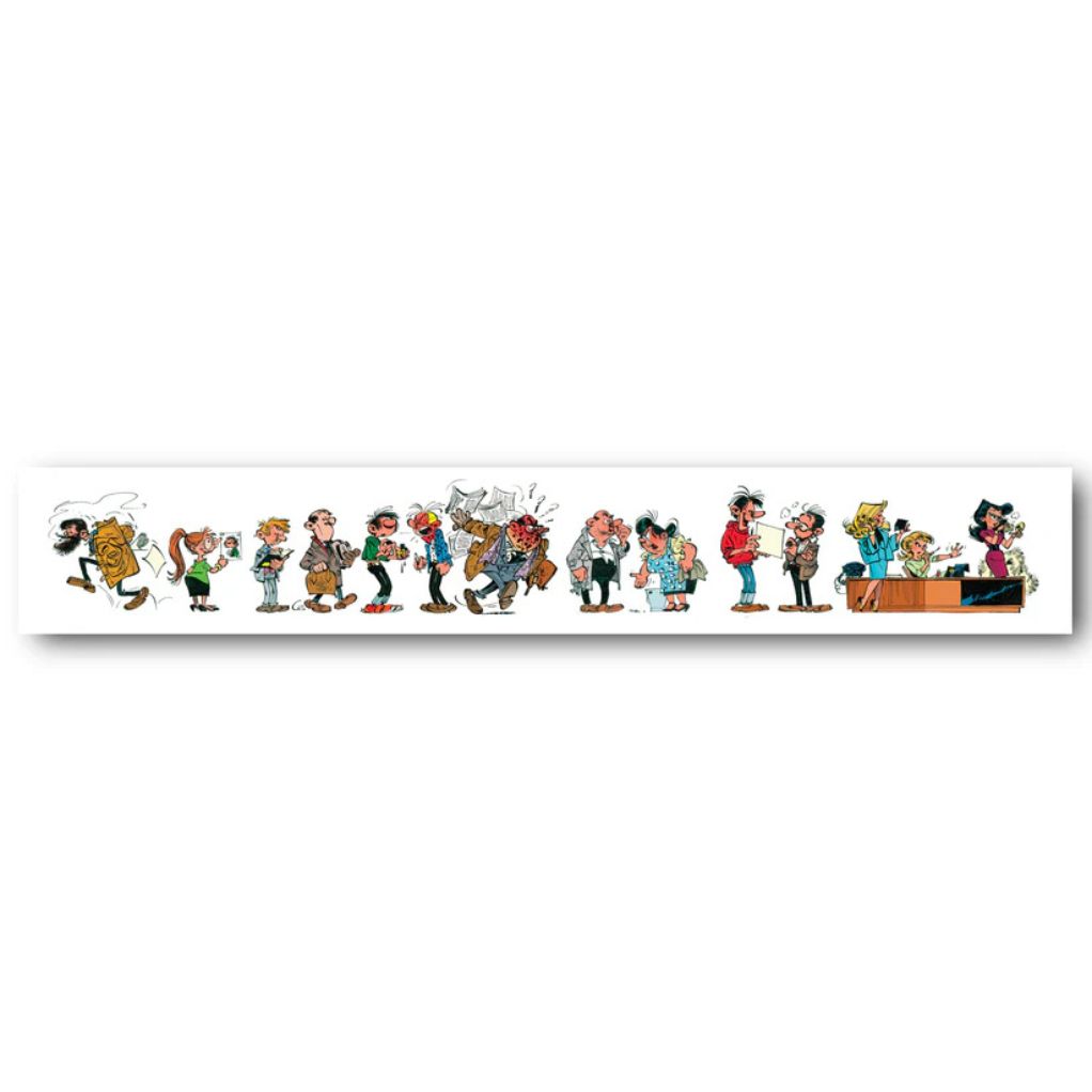 Tableau Gaston Lagaffe 11 - Les personnages de Gaston - principal