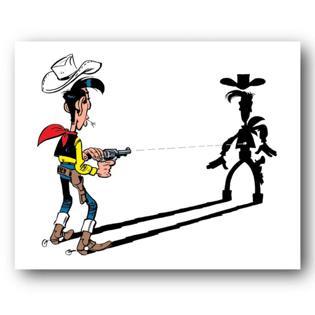 Tableau Lucky Luke 2 - L'homme qui tire plus vite... - principal
