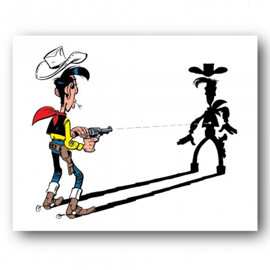 Tableau Lucky Luke 2 - L'homme qui tire plus vite... - principal