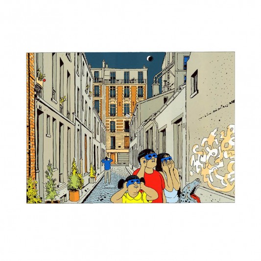 Sérigraphie Eclipse à Paris - principal
