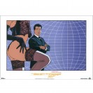 Sérigraphie Largo Winch - Hommage James Bond - World is not enough - principal