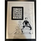 Sérigraphie Largo Winch - Les Trois Yeux des gardiens du Tao - Version N&B - principal