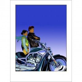 Sérigraphie La loi du dollar - Version sans titre