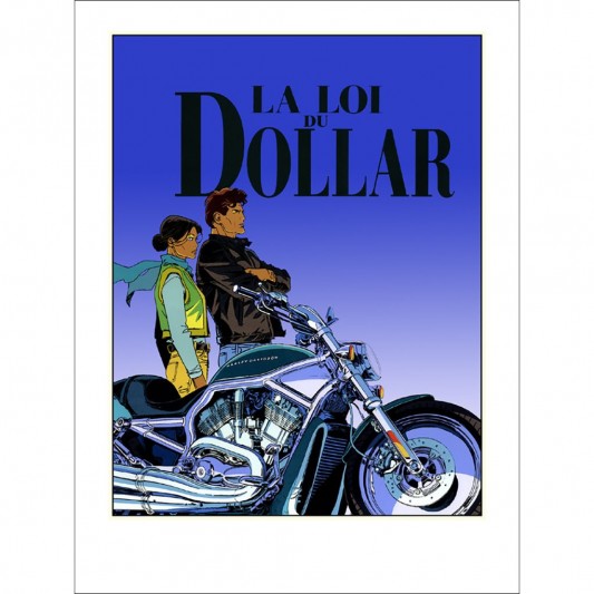 Sérigraphie La loi du dollar - Version avec titre - principal