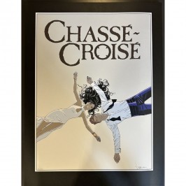 Sérigraphie Largo Winch - Chassé Croisé - Version Bords Noirs