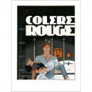 Sérigraphie Largo Winch - Colère Rouge - principal