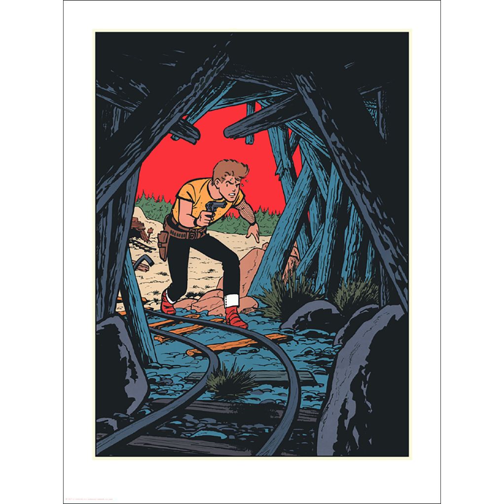 Sérigraphie Chick Bill - Le dynamiteur - principal