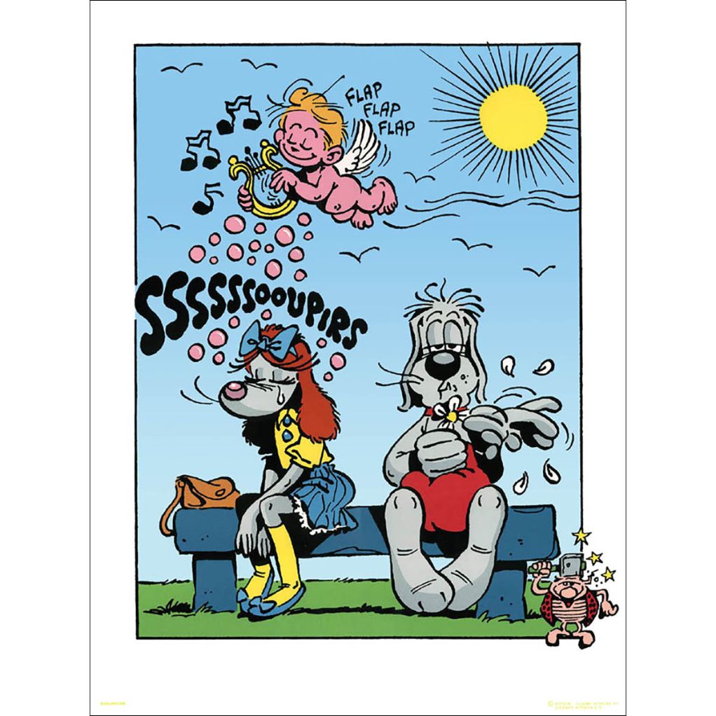 Sérigraphie Gai-Luron - L'Amour - principal