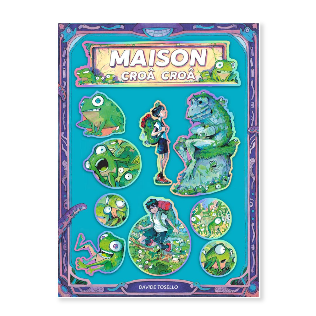 Planche de stickers Maison Croâ Croâ - principal