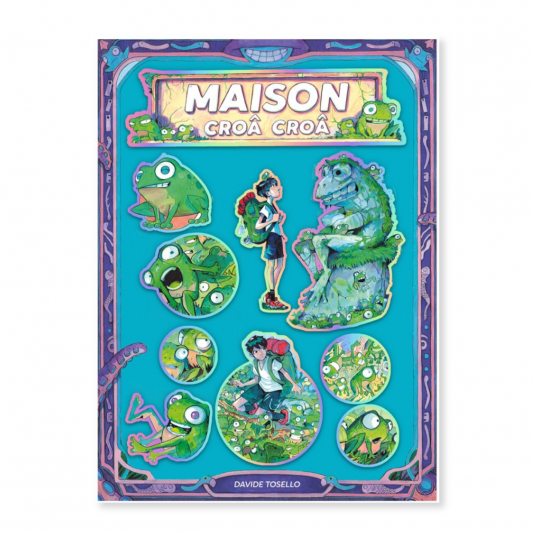 Planche de stickers Maison Croâ Croâ - principal