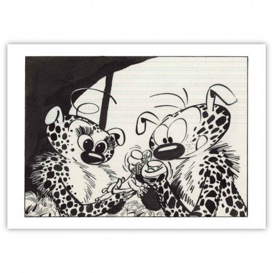 Digigraphie Marsupilami - principal