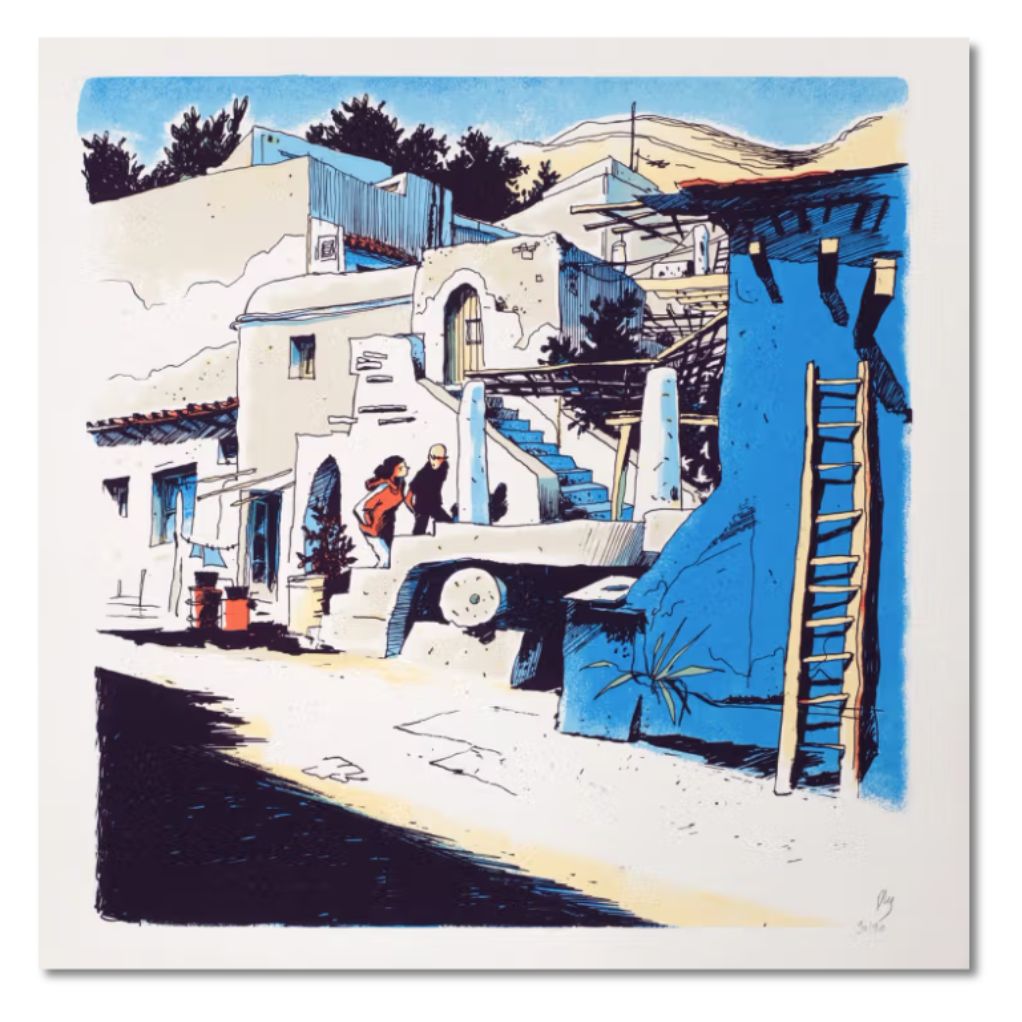Sérigraphie Sicile le matin - principal