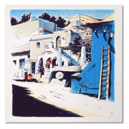 Sérigraphie Sicile le matin