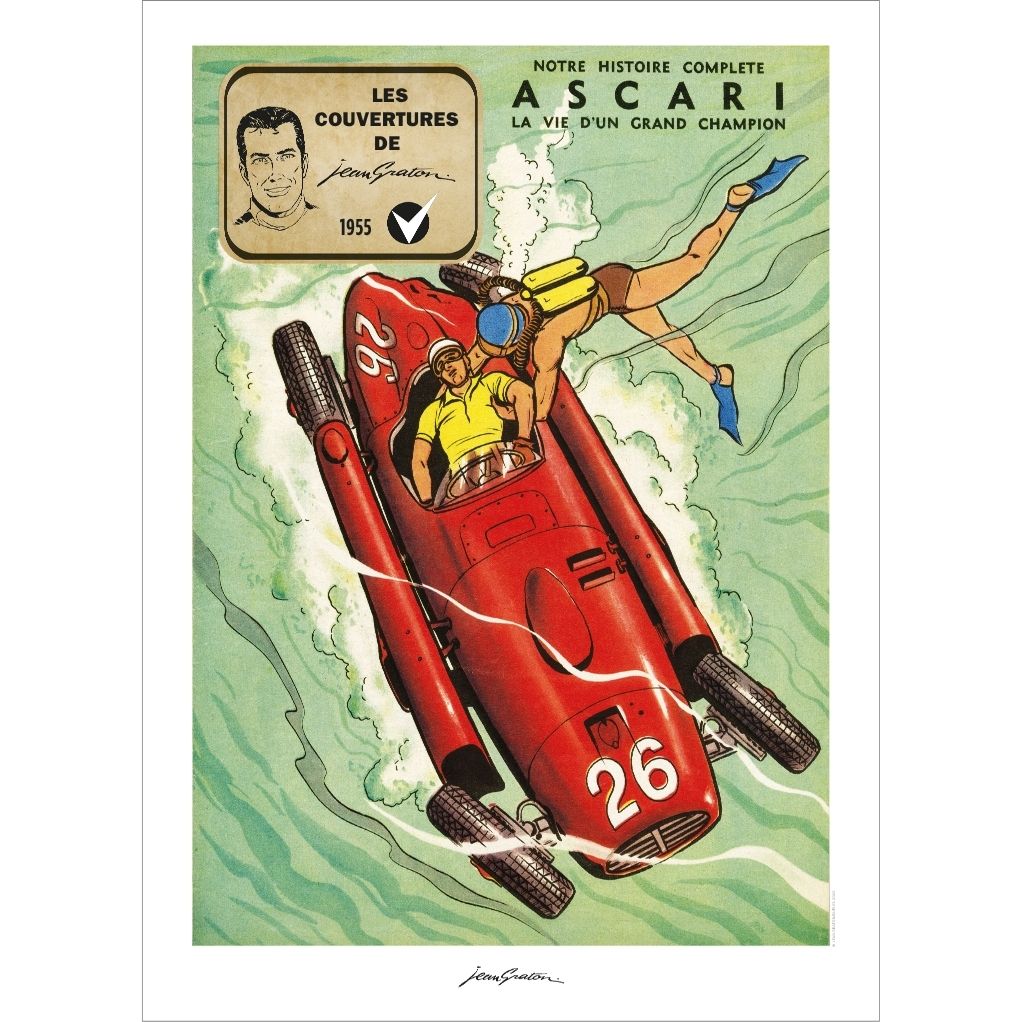 Affiche Jean Graton - 70 ans Michel Vaillant 1955 - n°3 - principal