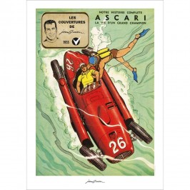 Affiche Jean Graton - 70 ans Michel Vaillant 1955 - n°3