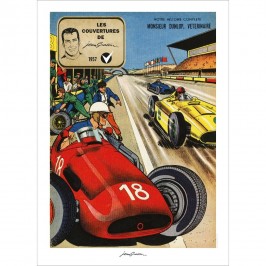 Affiche Jean Graton - 70 ans Michel Vaillant 1957 - n°4